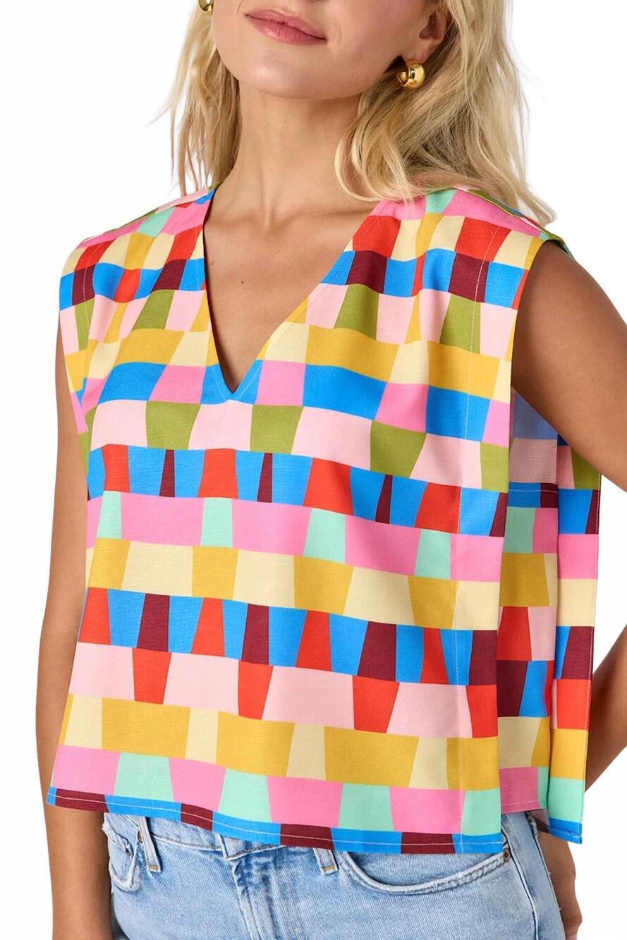 NEW CROSBY BY MOLLIE BURCH cole tank top in prism